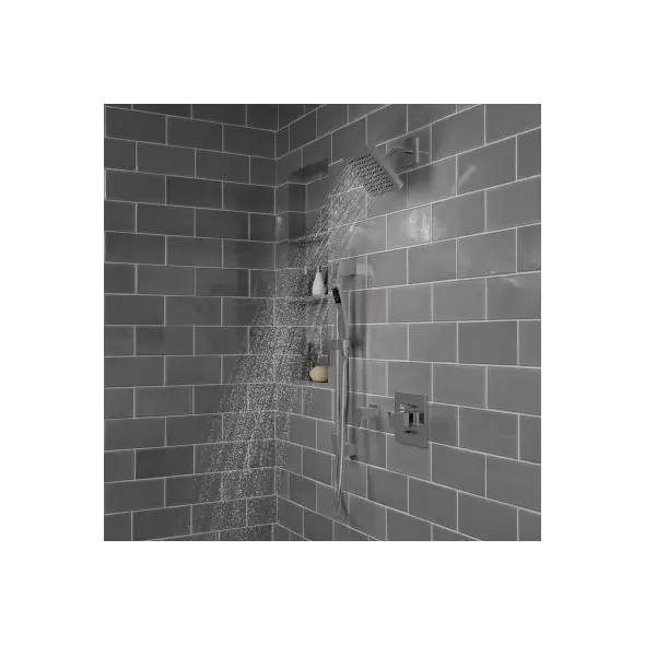 4-27/32" x 30-5/16" Metal Polished Chrome Kenzo Series with Slide Bar Hand Held Shower | PPFLG163DFC