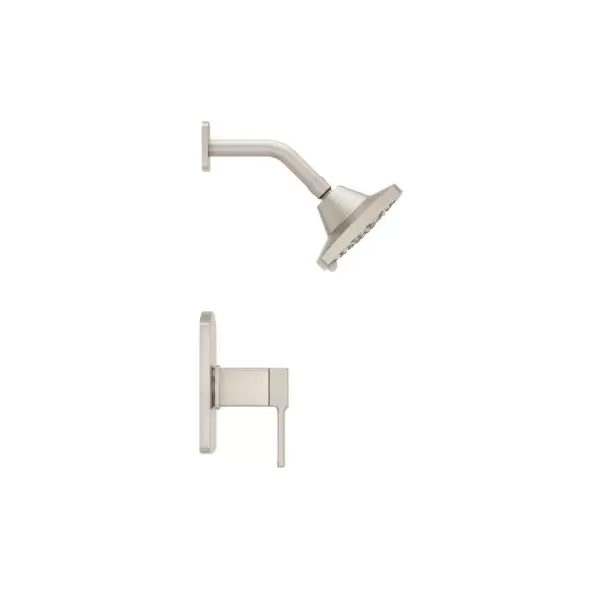 1/2" NPT 5-5/16" x 3-15/32" Metal Brushed Nickel Multi-Function 1-Handle Deckard Series Shower Only Trim | PPFLG897DAK