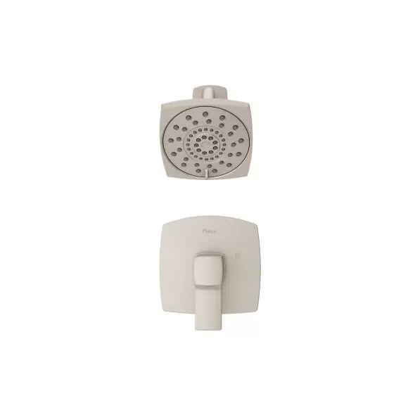 1/2" NPT 5-5/16" x 3-15/32" Metal Brushed Nickel Multi-Function 1-Handle Deckard Series Shower Only Trim | PPFLG897DAK