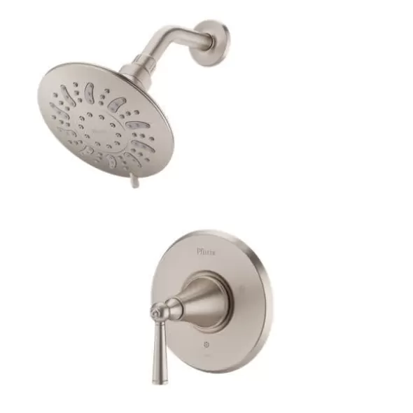 1/2" NPT 6-5/32" Metal Brushed Nickel 1-Handle Saxton Series Shower Only Trim | PPFLG897GL1K