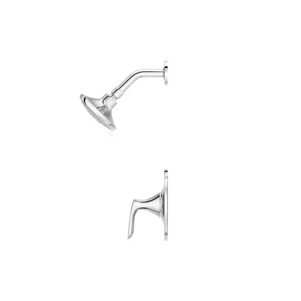 3-7/32" x 4-5/32" Metal Polished Chrome 1-Handle Weller Series Shower Only Trim Kit | PPFLG897WRC