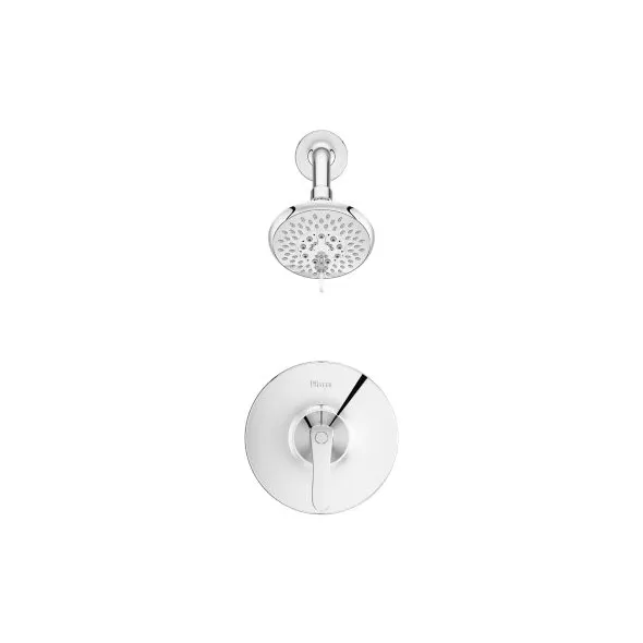 3-7/32" x 4-5/32" Metal Polished Chrome 1-Handle Weller Series Shower Only Trim Kit | PPFLG897WRC