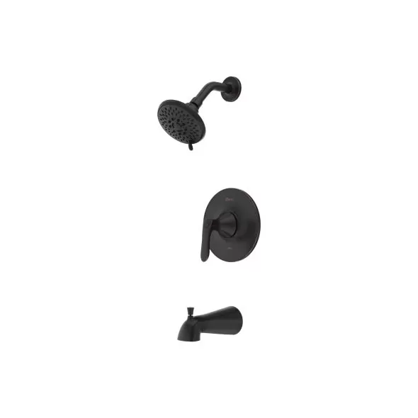 3-7/32" x 4-5/32" Metal Tuscan Bronze 1-Handle Weller Series Tub and Shower Trim | PPFLG898WRY