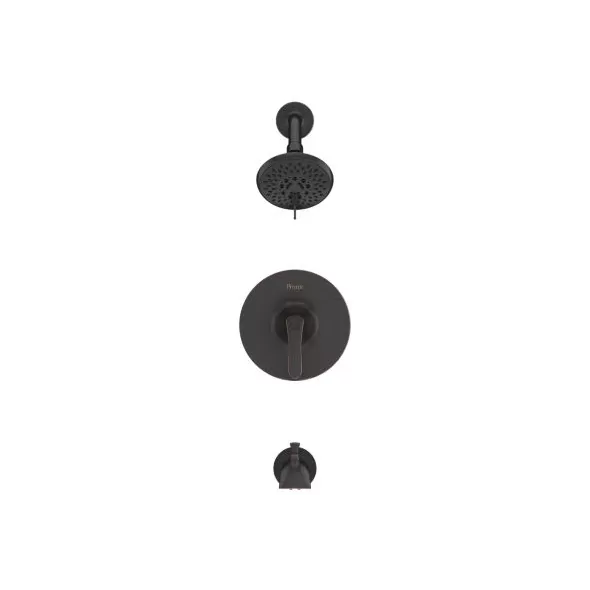 3-7/32" x 4-5/32" Metal Tuscan Bronze 1-Handle Weller Series Tub and Shower Trim | PPFLG898WRY