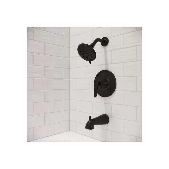 3-7/32" x 4-5/32" Metal Tuscan Bronze 1-Handle Weller Series Tub and Shower Trim | PPFLG898WRY