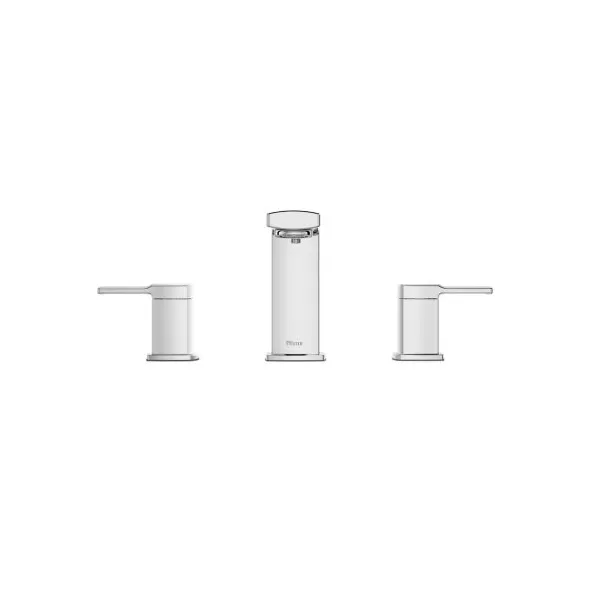 1/2" 2-15/32" x 5-23/32" Metal Polished Chrome 2-Handle Deckard Series Roman Tub Trim | PPFRT65DAC