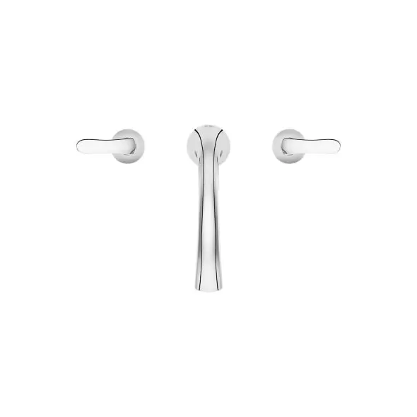 9-11/32" Metal Polished Chrome 2-Handle Weller Series Roman Tub Trim | PPFRT65WRC