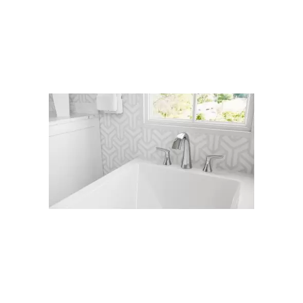 9-11/32" Metal Polished Chrome 2-Handle Weller Series Roman Tub Trim | PPFRT65WRC
