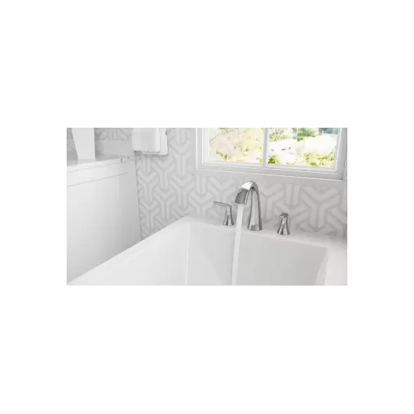 9-11/32" Metal Polished Chrome 2-Handle Weller Series Roman Tub Trim | PPFRT65WRC