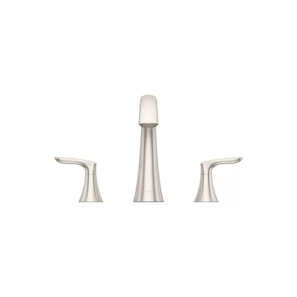 9-11/32" Metal Brushed Nickel 2-Handle Weller Series Roman Tub Trim | PPFRT65WRK