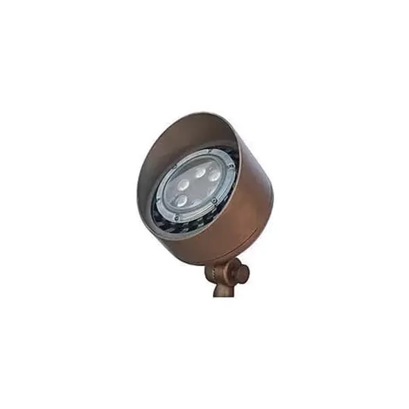 10 W PAR36 LED Aged Brass Copper BL300 Series Bullet Light | AOLBL300LED10NSP