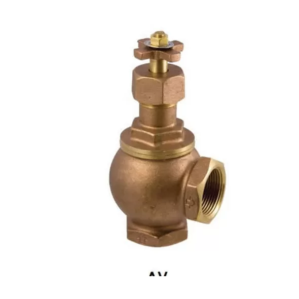 1-1/4" FPT Brass AV Series Heavy-Duty Less Union Champion Angle Valve | AQLAV125