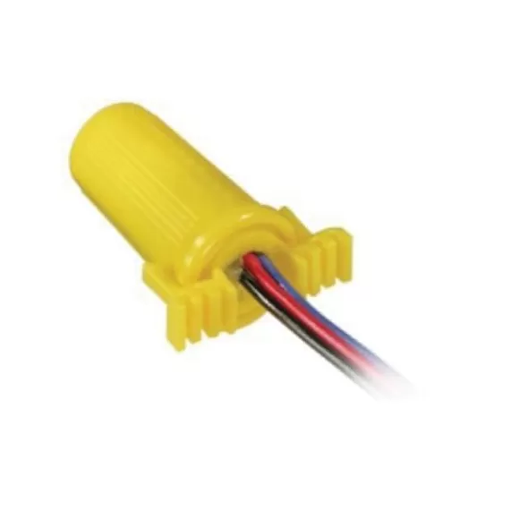 30 V 10 A 24-18 AWG Copper/Copper Yellow 24/Bag Low Voltage Waterproof Wire Connector | BLZLV9000EA
