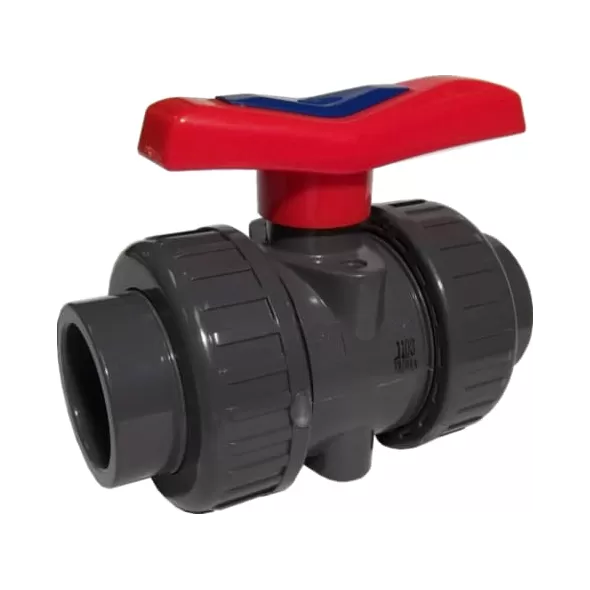 1" Socket x Threaded PVC 235 psi True Union Ball Valve | CNLV10050N