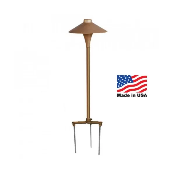 18" Large Area with 25 W Lamp For Cast Classic Large Mushroom Area/Path Lights Stem Assembly | CSLCLAA