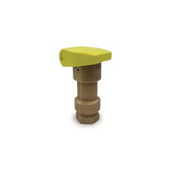 Buckner Superior Quick Coupling Valve, NPT Stainless Steel Red Brass QCV Series 1-Pc Standard Single Slot | QCV100