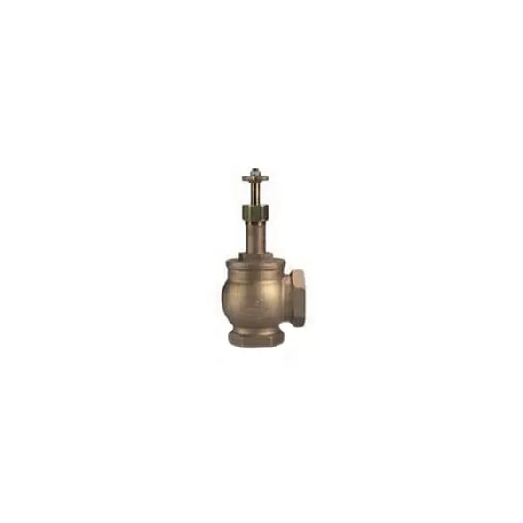 1-1/4" NPT Red Brass VBM Series Manual Angle Valve | BUKVBM12