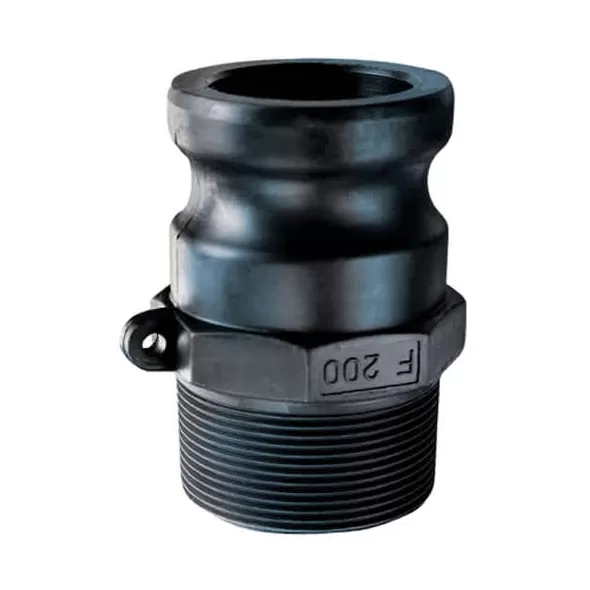 1" Male Cam x MNPT Polypropylene Type F Adapter | CAM10FPOLY