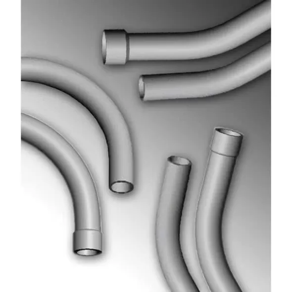 3" Bell End PVC Schedule 40 90 Degrees Special Radius Elbow | CFP90S030X24