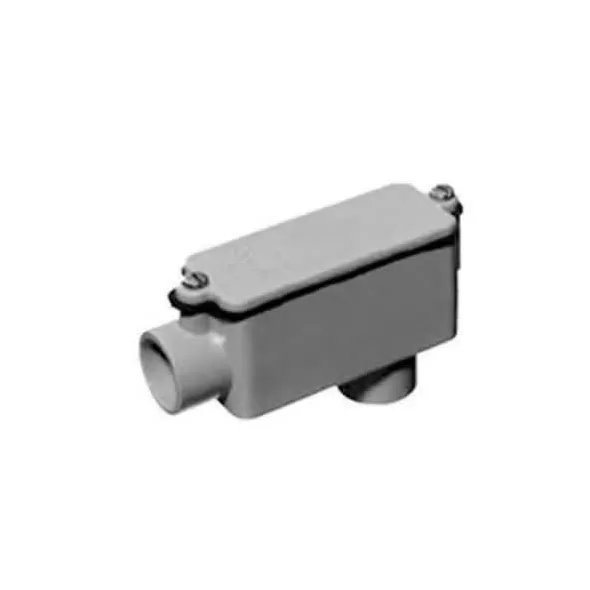 1" PVC Corrugated Type LB Conduit Body | CFPCBLB010