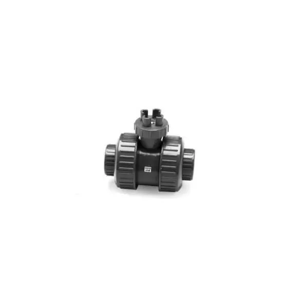 2" Socket x Threaded PVC 235 psi True Union Full Port Ball Valve | CNLBVSC020