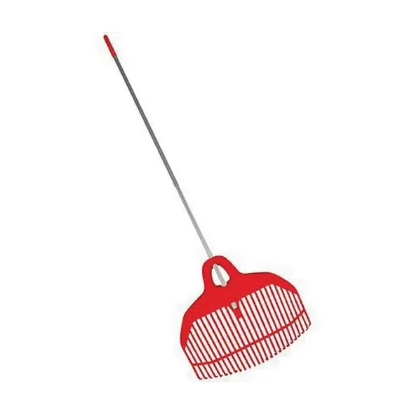 Poly 60" Aluminum Handle 26 Tines Leaf Rake | CORRK45026