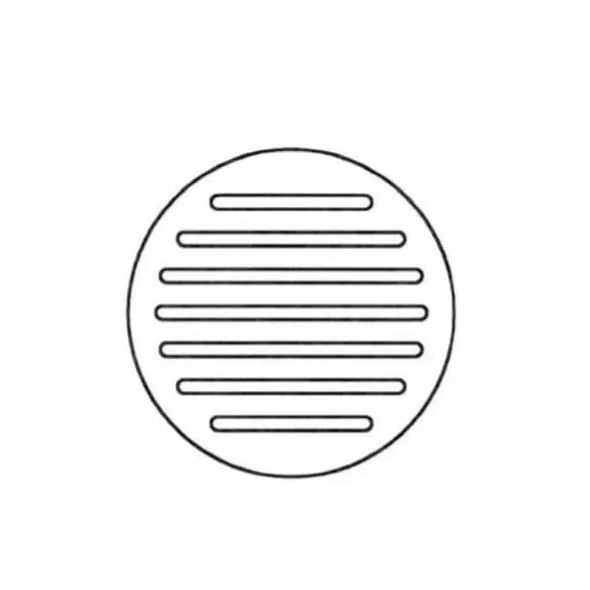 Round Cast Iron V01 Drain Grate | CRSV0171C