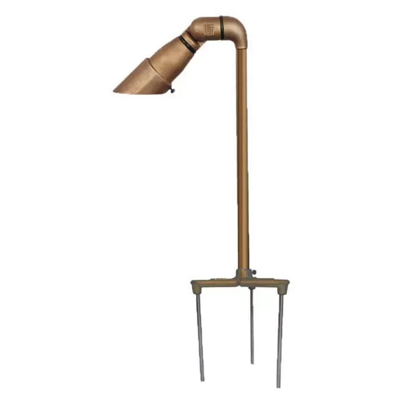 50 W MR-16 Copper/Solid Sand Cast Bronze CBA Series Area/Path Light | CSLCBAL1CB