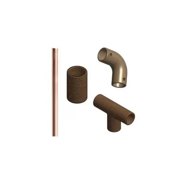 48" Copper For CID140 Cast Lighting Fixtures Pipe | CSLCCPSTEM48