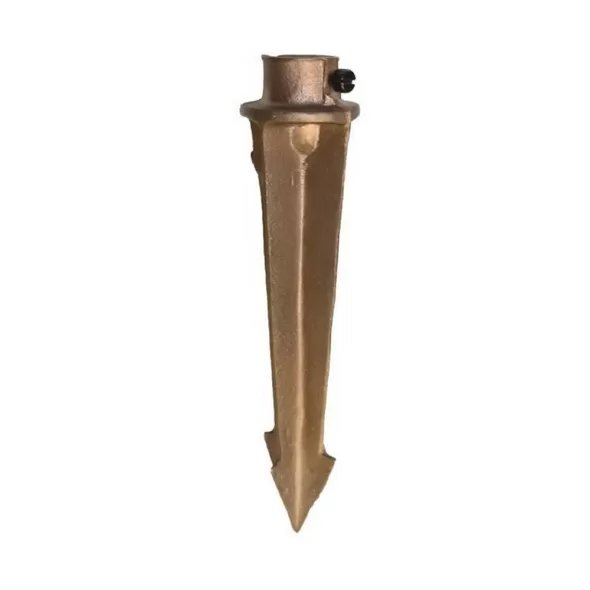 8-1/2" Bronze For Cast Classic Large China Hat Area/Path Lights Ground Mounting Stake | CSLCMS1CB