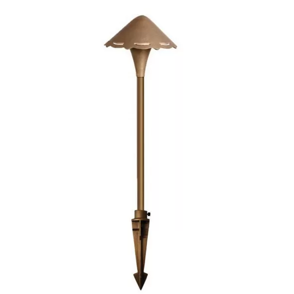35 W Wedge S8 Copper/Solid Sand Cast Bronze CNO Series New Orleans Area/Path Light | CSLCNO1CB