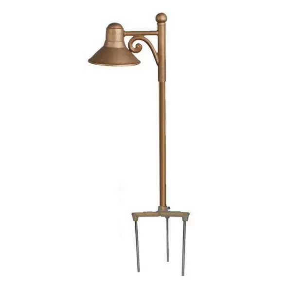 35 W Wedge S8 LED Black Coated Copper/Solid Sand Cast Bronze CSA Series Savannah Area/Path Light | CSLCSA1CB
