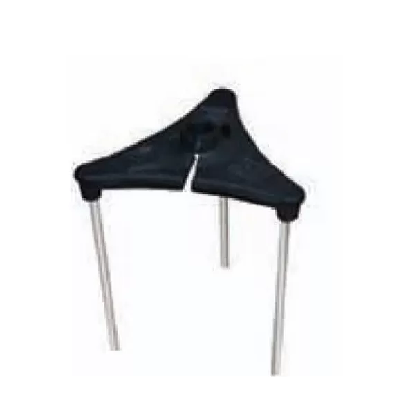 7.5" x 7.25" Black Eurometal Large For CCH2CB Cast Classic Large China Hat Area/Path Lights Talon Stake | CSLCTSL1
