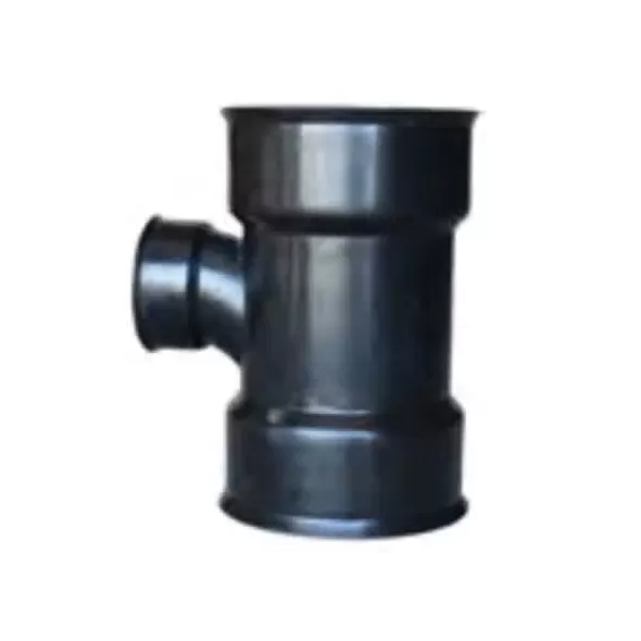 ADS Watertight Sweeping Tee, Bell-End HDPE Dual Wall Injection Molded N-12 Black, 8" x 8" x 6" | DFD0836WT