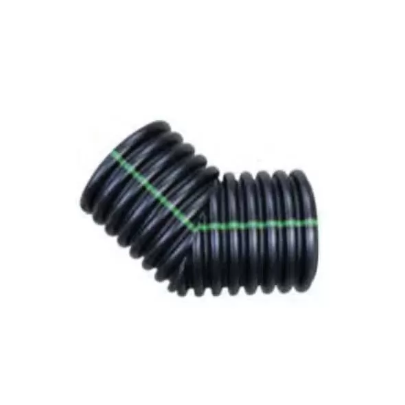 ADS Soiltight Elbow, Bell-End HDPE 45 Degrees Degrees Dual Wall Injection Molded N-12, Black 12" | DFD1294ST