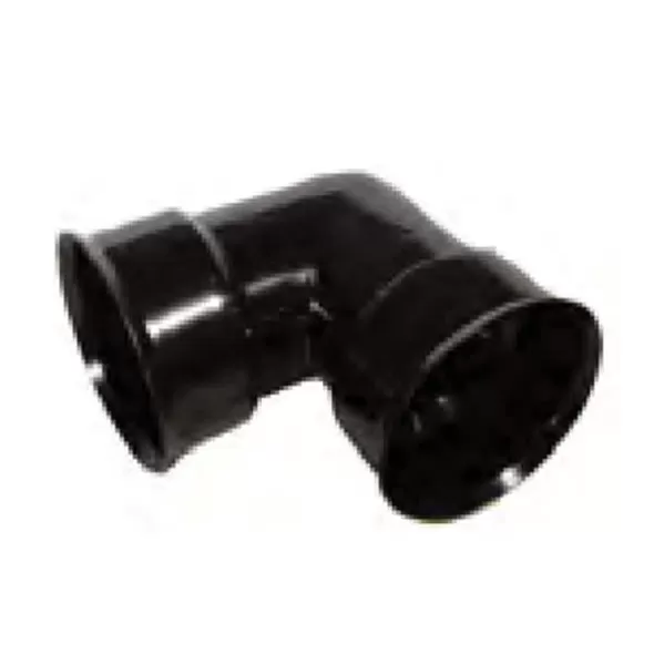 ADS Watertight Elbow, Bell-End HDPE 90 Degrees Degrees Dual Wall Injection Molded Black 12" | DFD1299WT