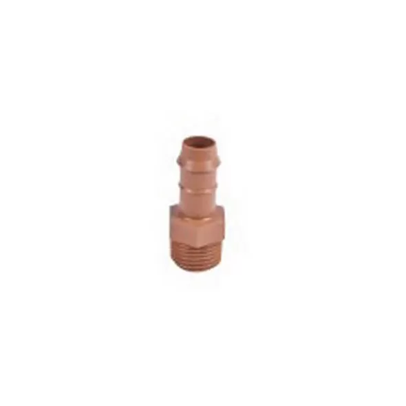17 mm x 1/2" Male Adapter x Barb Brown Acetal Adapter | DIG15046