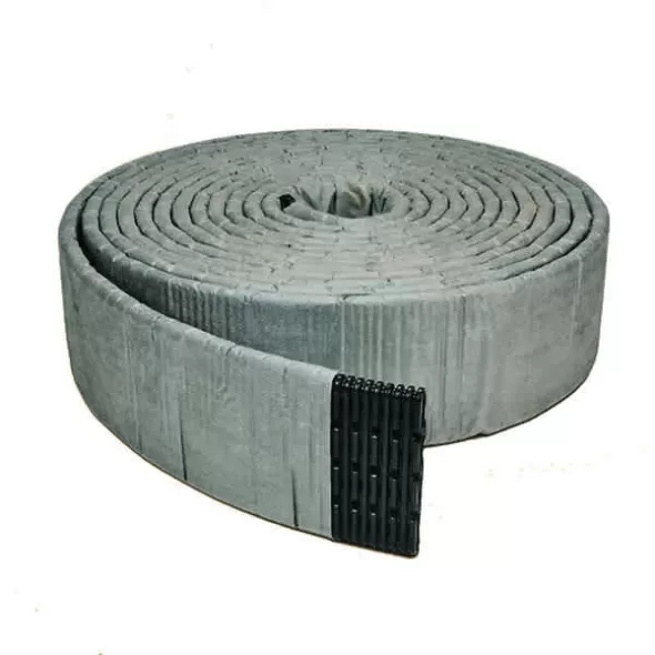 12" x 100' HDPE Black Perforated w/Geotextile Wrap Drain Pipe | DPE04930100
