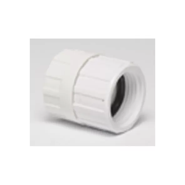 3/4" FHT Swivel x FIPT White PVC Hose Coupling | DUR530008