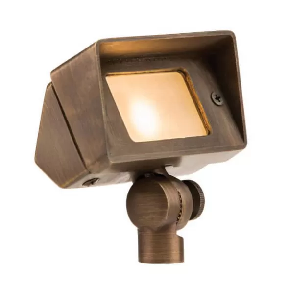 1.6 W Ceramic 2700K Integrated LED Antique Bronze Midgrade Brass Up Light | FXLCWWLED20WAB