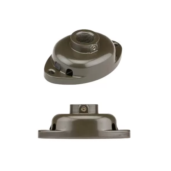 Bronze Metallic For Landscape Lightings 1/2" Threaded Mini Junction Box
