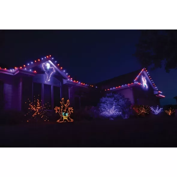 36" Orange Low Voltage LED Light Burst | HBLLBRST140OR
