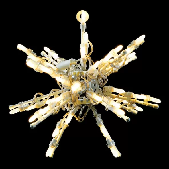 12" Warm White Metal Frame LED 3D Star Burst | HBLLED3D12STBWW