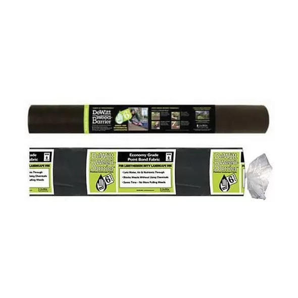 4' x 100' Polypropylene Black 1.5 oz Non-Woven Landscape Fabric | FABE4X100