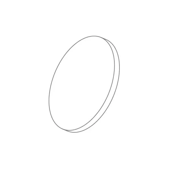 0.13" Frosted Glass For MR-16 Lamps Lens