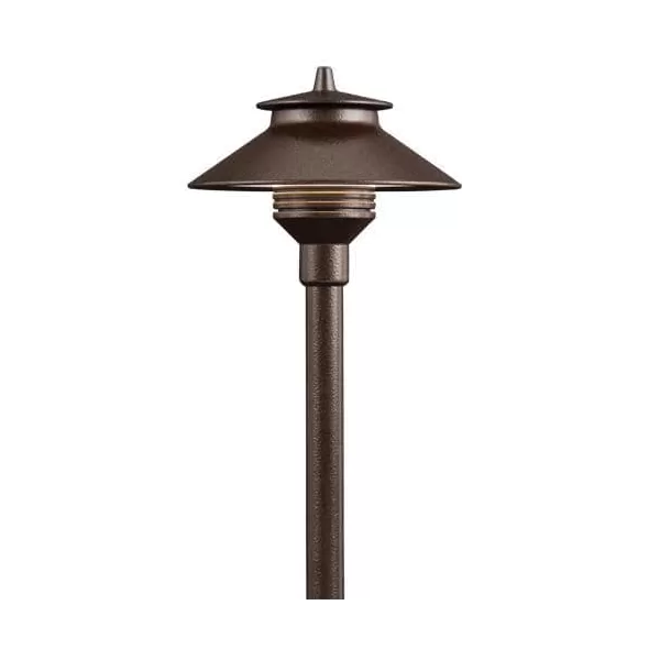 18" Bronze Metallic Aluminum For PL TM Series 80 to 94 Lumens 4.2 W LED Path Lights Riser Assembly