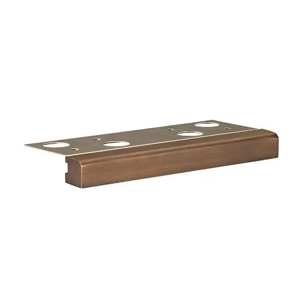 FX Luminaire Ledge Light, 4 W 2700K Integrated LED Midgrade Brass Zoning | NP6LEDFB