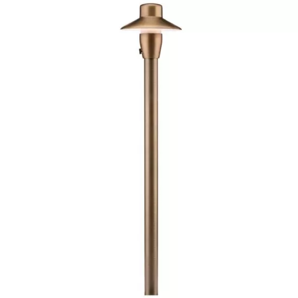 1.6 W Ceramic Bi-Pin G4 2700K LED Antique Bronze Midgrade Brass Path Light | FXLCPL420W18RAB