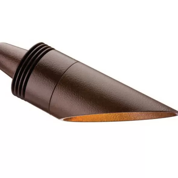 90 W 2700K/3900K/4500K/5200K Integrated LED Sedona Brown Die-Cast Aluminum 60 Degrees Angled Shroud Zoning/Dimming Down Light | FXLDEZD9LEDSB
