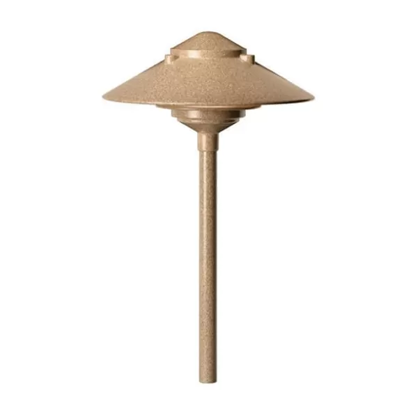 Desert Granite Die-Cast Aluminum Path Light | FXLDRNL2T12RDG